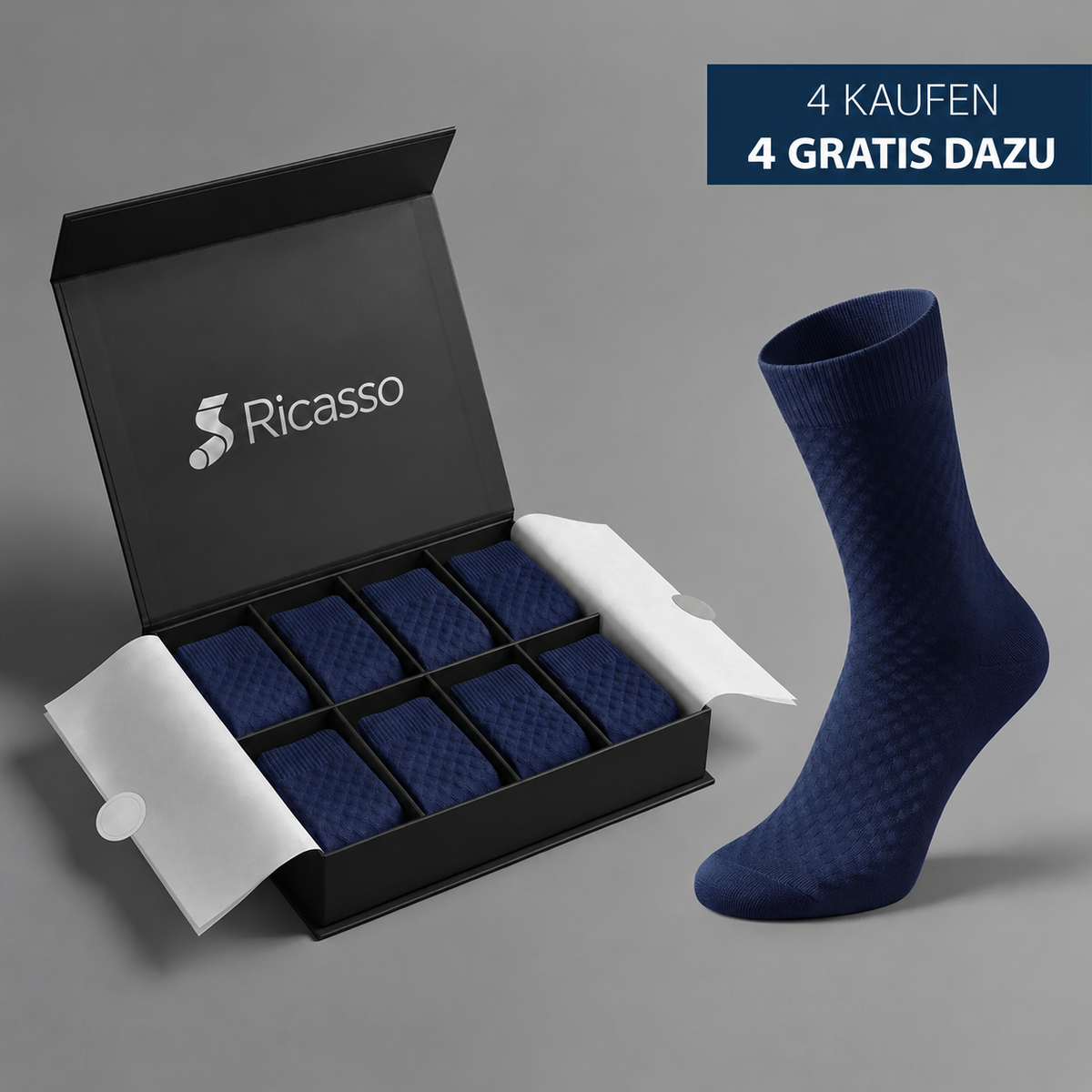 RICASSO BAMBUS SOCKEN PREMIUM