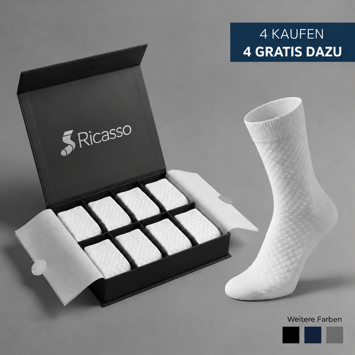 RICASSO BAMBUS SOCKEN PREMIUM
