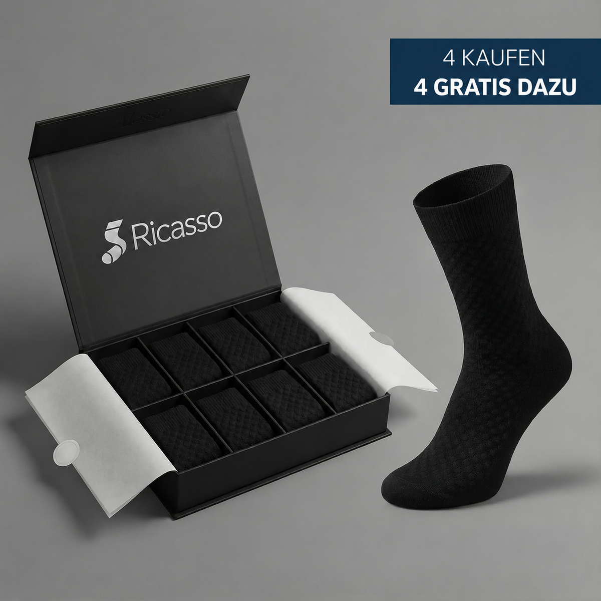 RICASSO BAMBUS SOCKEN PREMIUM